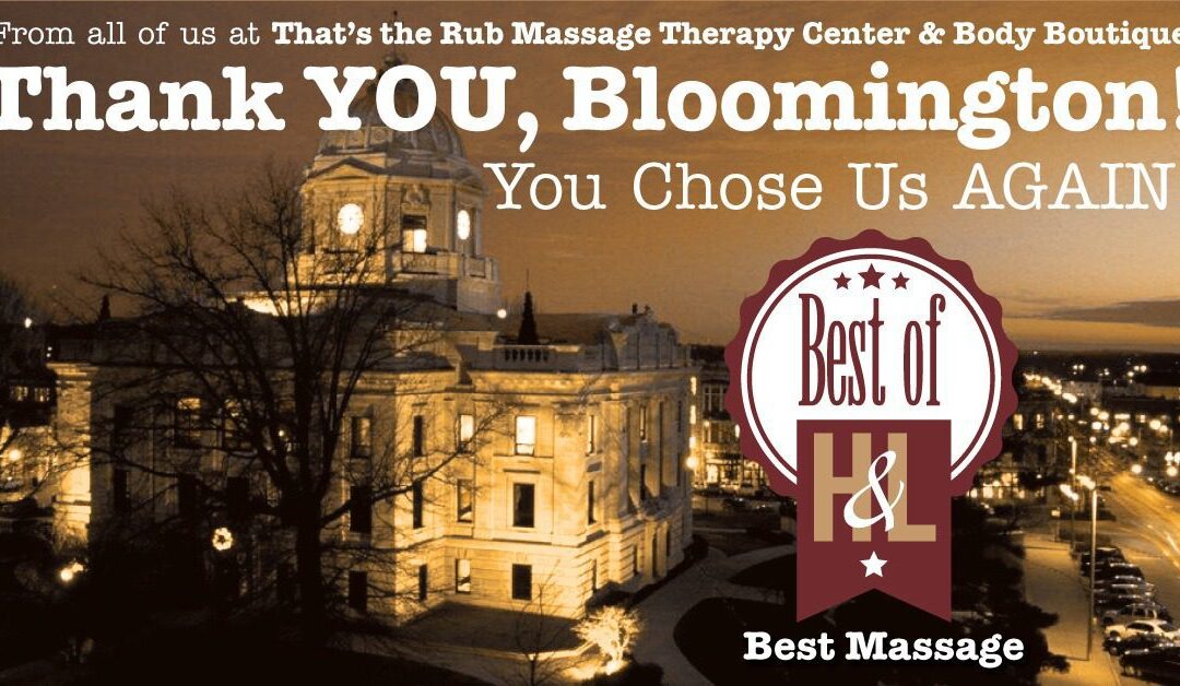 Home and Lifestyles Magazine Names That’s the Rub The BEST MASSAGE in South-Central Indiana!